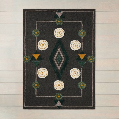Backing Rug Green Floral - Opalhouse™ designed with Jungalow™