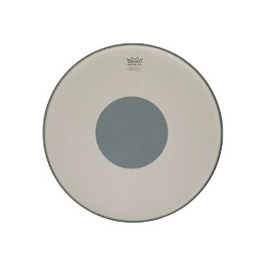 Remo Controlled Sound Smooth White with Black Dot Bass Drum 22 in. - 1 of 3