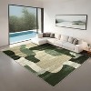 Washable Non-Slip Modern Abstract Hallway Runner, Color Block Patchwork Rug for Kitchen, Laundry, Entryway - 2 of 4