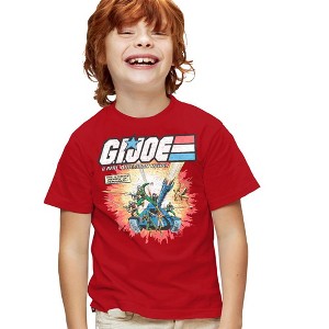 G.I. Joe Real American Hero Kids T Shirt For Youth, Carolina Blue - 1 of 4