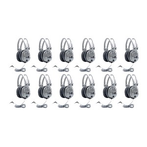 Hamilton Buhl SC-7V SchoolMate Deluxe Stereo Headphones with Volume Control (12) - 1 of 4