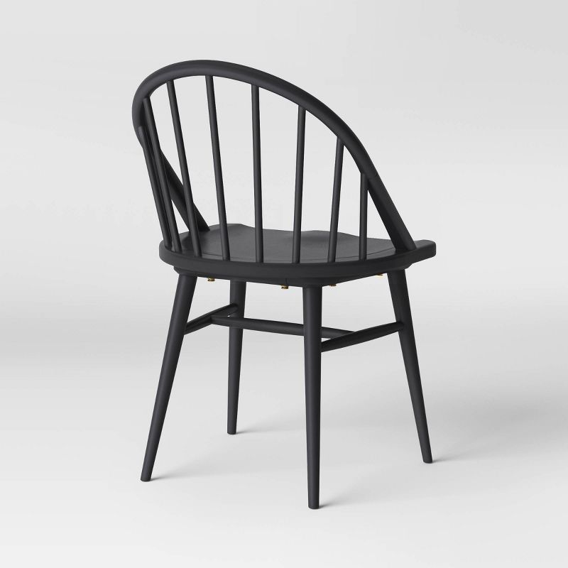 2pk Adwolf Rounded Spindle Dining Chairs Black - Threshold&#8482;, 6 of 15