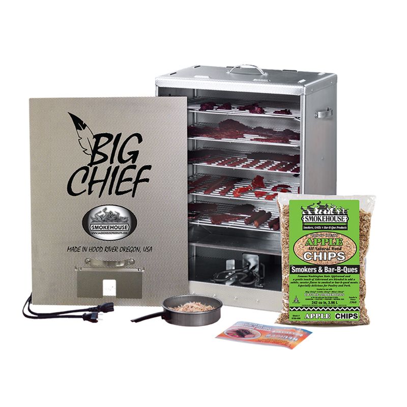 Smokehouse Big Chief Electric Outdoor Cooker Silver, 1 of 2
