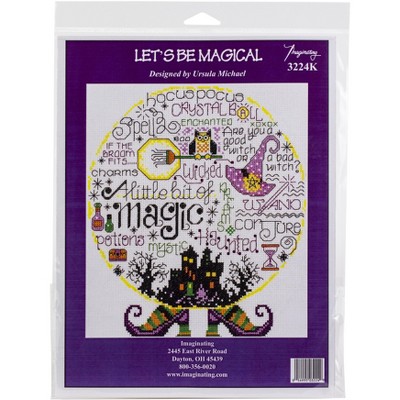 Imaginating Counted Cross Stitch Kit 8.3"X9.4"-Let's Be Magical (14 Count)