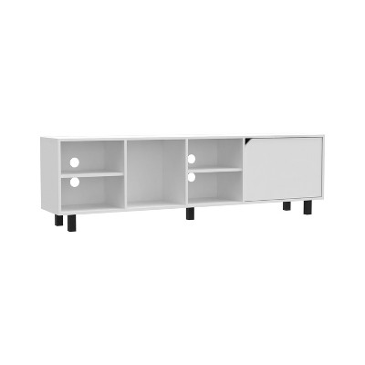 NicBex TV Stands for 70 inch TV,Modern Entertainment Center with 4 Open Shelves,TV Console for Living Room, Bedroom, Home