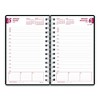 DuraFlex Daily Planner, 8 x 5, Black Cover, 12-Month (Jan to Dec): 2025 - 2 of 4