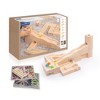 Guidecraft Unit Block Marble Run - 40 pc. set: Rubberwood Education Learning Blocks , STEM Toy for Girls and Boys - 2 of 4