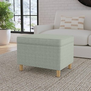 24" Dinah Storage Ottoman - HomePop - 1 of 4