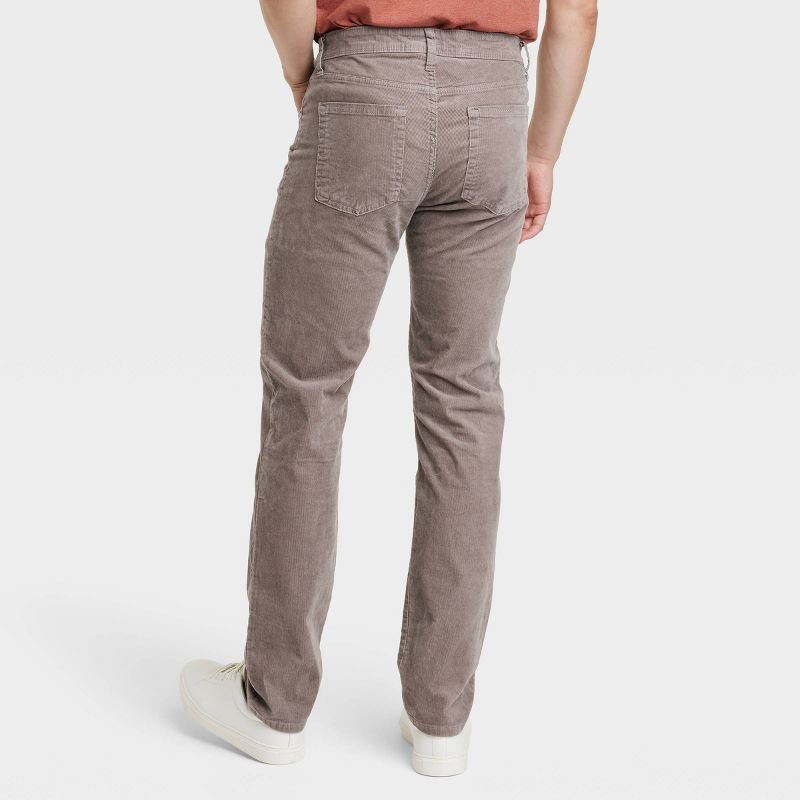 Men's Slim Straight Corduroy 5-Pocket Pants - Goodfellow & Co™, 3 of 5