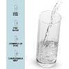 BENETI 14oz Premium Clear Highball Drinking Glasses, Set of 6 - 4 of 4