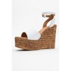 Elsie - White Wedge Leather Sandal (Women) | Forever & Always Shoes - 4 of 4