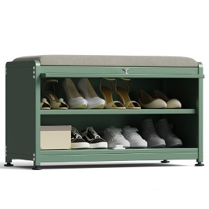 Fortune Candy 27.6'' Length Storage Cabinet with 2 Tier Shoe Rack - 1 of 4