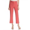 Women's Crepe Kick Flare Ankle Coral Poppy Cropped Pants - 1.STATE - 2 of 2