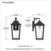 Quoizel Lighting Stoneleigh 1 - Light Sconce in  Mottled Black - 2 of 3