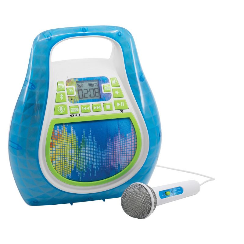 eKids Bluetooth Karaoke Machine with Party Lights - Blue (EK-558.5XV1), 2 of 5
