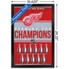 Trends International NHL Detroit Red Wings - Champions 23 Framed Wall Poster Prints - 3 of 4