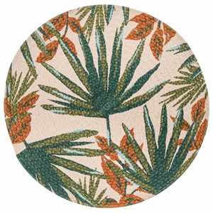 Park Designs Palm Frond Braided Tropical Green Placemat Set of 4 - 1 of 4