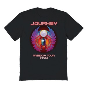 Journey Men's Freedom Tour 2022 Colorful Short Sleeve Graphic Cotton T-Shirt - 1 of 1