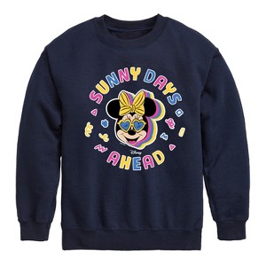 Boys' - Disney - Sunny Days Ahead Graphic Long Sleeve Fleece Sweatshirt - 1 of 4