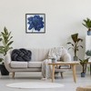 Stupell Industries Modern Deep Blue Floral Carnation, 24" x 24" - 2 of 4