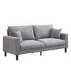 2-Piece Modern Corduroy Sofa Set, Includes 3-Seater and 2-Seater Upholstered Couches, Comfy Living Room Sofa Set for Apartment, Bedroom, or Office - 4 of 4