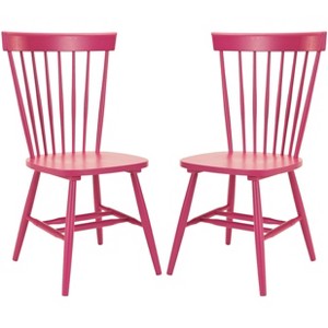 Dining Chair Wood/Pink (Set of 2) - Safavieh