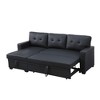 TIRAMISUBEST Linen Upholstered Sectional Sofa with Storage Chaise – Modern Gray Tufted Design for Compact to Medium Spaces-6 Color - 3 of 4
