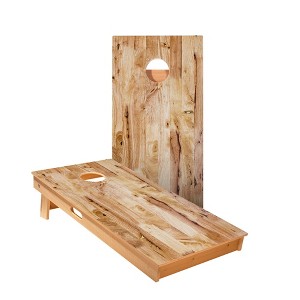 Light Wood Panels Cornhole Boards - ACA Star Series - 1 of 3