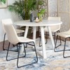 TiramisuBest 5-Piece Round Dining Table Set with Antique Gray for Dining and Kitchen - 2 of 4
