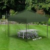 GustoWave 10x10 Ft Pop Up Canopy with 1 Sidewall for Deck, Garden - 3 of 4