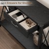 Nasitip 31" Console Table, Entryway Table with Drawers and Open Storage Shelf, 2-Tier Narrow Sofa Table for Living Room - 4 of 4