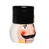Transpac Dolomite 11.75 in. Multicolor Christmas Nutcracker Head Cookie Jar - 2 of 4