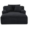 NicBex Couches for Living Room 66.1" Oversized Chaise Lounge Chair Corduroy Upholstered Sofa Sleeper Chair with Full Foam Cushioning - 3 of 4