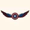 Unisex Captain America: Brave New World Wings Shield Falcon Dad Hat - Stone - L/XL - 2 of 2