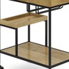 Kitchen Cart with Tray Top and Shelves for Kitchen, Dinning Room - 3 of 4