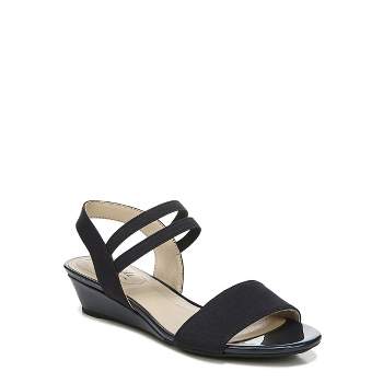 LifeStride Womens Yolo Strappy Wedge Sandals