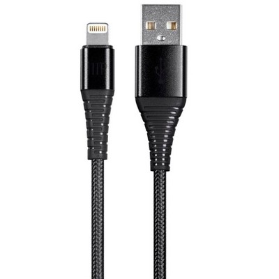 Monoprice AtlasFlex Series Durable MFi Certified Lightning to USB Type-A Charge & Sync  Nylon-Braid