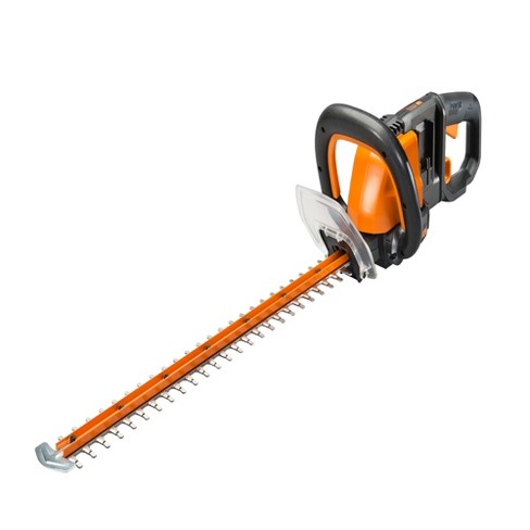 BLACK+DECKER Hedge Trimmer, Rotating Handle, Dual Blade Action Blades,  3.3-Amp, 24-Inch (HH2455)