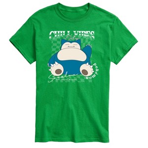 Men's - Pokémon - Snorlax Chill Vibes Short Sleeve Graphic T-Shirt - 1 of 3