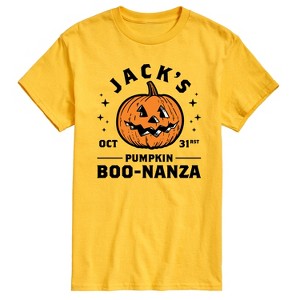 Men's - Instant Message - Jacks Pumpkin Boonanza Short Sleeve Graphic T-Shirt - 1 of 4