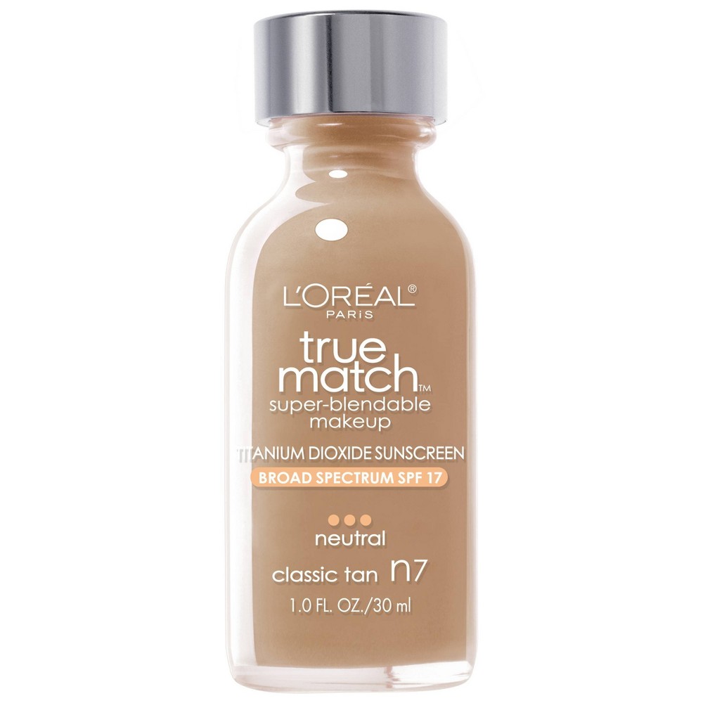 UPC 071249078747 product image for L'Oreal Paris True Match Super-Blendable Foundation Makeup with SPF 17 - N7 Clas | upcitemdb.com