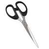Unique Bargains Black Plastic Coated Grip Straight Blade Craft Sewing Scissors Shear Trimmer - 2 of 4