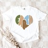 Simply Sage Market Women's Earth Heart Short Sleeve Garment Dyed Tee - 2 of 4