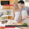 DWËLLZA KITCHEN White Lids Clear Plastic Airtight BPA-Free Food Storage Containers - 3 of 4