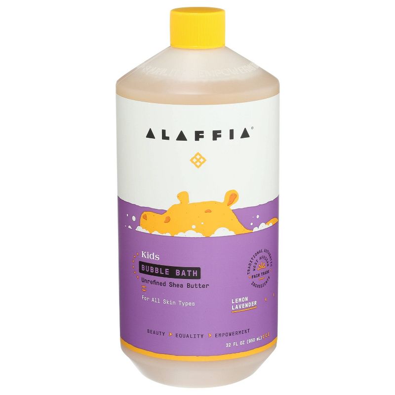 Alaffia Baby &#38; Kids Lemon Lavender Bubble Bath - 32 fl oz, 1 of 16