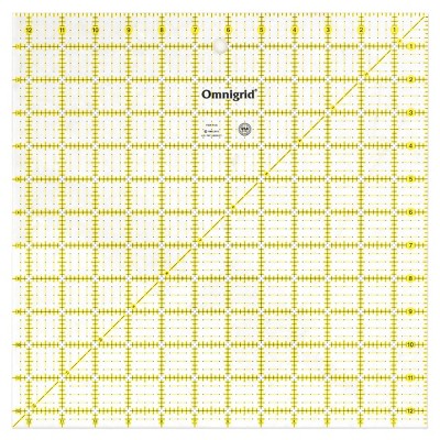 Omnigrid 6-1/2 X 6-1/2 Square Quilting And Sewing Ruler : Target