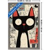 Trends International Andreas Magnusson - Surprised Cat Framed Wall Poster Prints - 3 of 4