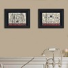 Gulches (Hot Bath) 2-Piece Vignette by Linda Spivey, Black Frame - 2 of 4
