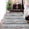 Modern Geometric Area Rug, Machine Washable, Ultra Soft Accent, Stain Resistant, Indoor Floor Cover - 2 of 4