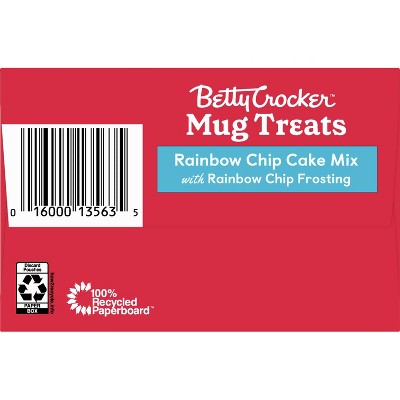 Betty Crocker Mug Treats Rainbow Chip Cake Mix - 4ct/13.9oz_2